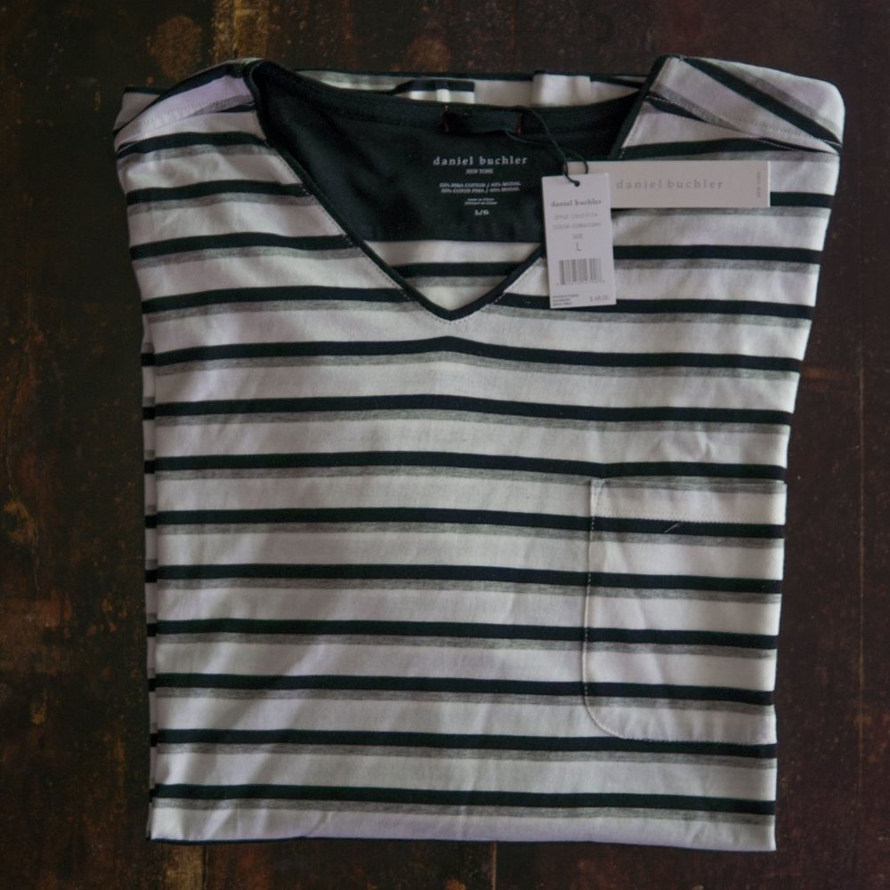 Daniel Buchler Pima cotton t-shirt